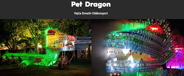 Pet şişeden ejderha