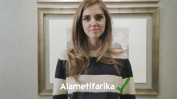 Chiara Ferragni Eski Türkçe Kelimeleri Öğreniyor