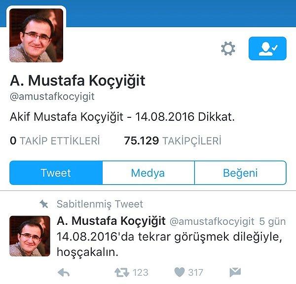 Bu isimlerden birisi de Başbakanlık'ta çalışan Mustafa Koçyiğit idi. Koçyiğit'in gözaltına alınmasının ardından, onun ismiyle abisine ait olduğu iddia edilen bir hesap açıldı ve çok çarpıcı açıklamalar yaptı.