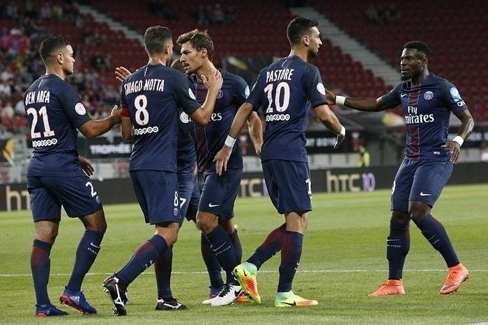 Lyon'u 4-1 Yenen PSG, Fransa Süper Kupası'nın Sahibi Oldu