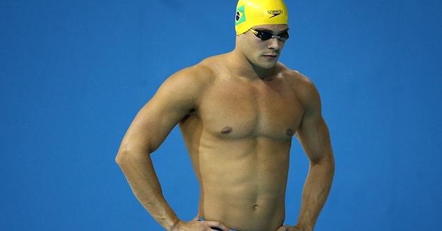 He is a swimmer as well! He is 1.90 m and 25 years old!