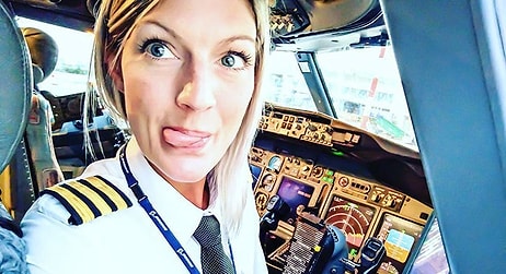 Сексуальная девушка-пилот Boeing 737 - новая звезда Instagram