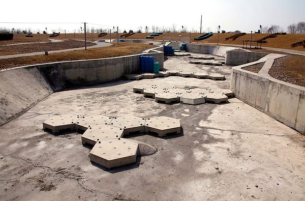 12. Бассейн для соревнования на каяках в Пекине, Олимпиада 2008 года