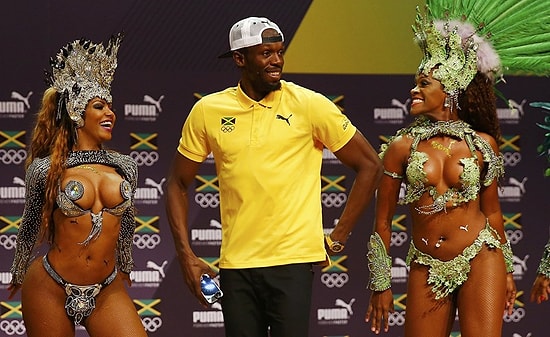 Usain Bolt'tan Sambalı Basın Toplantısı