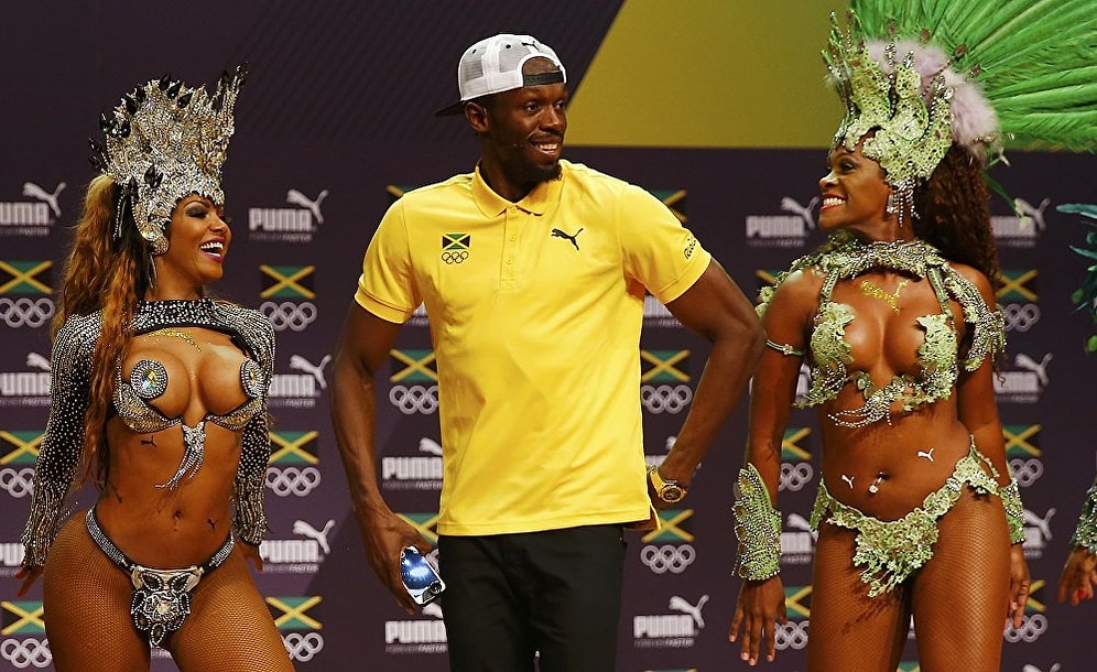 Usain Bolt'tan Sambalı Basın Toplantısı