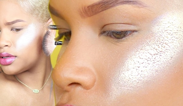 11. Еще один бьюти-блогер, потративший свое время, чтобы нанести 100 слоев хайлайтера