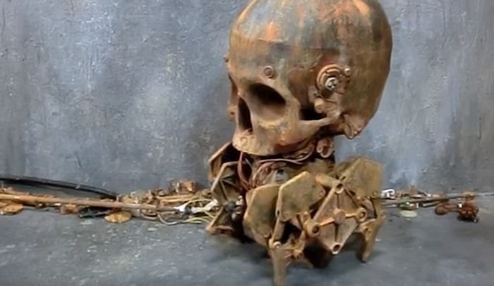 Kemik Dünyasına Hoş Geldiniz! Uzaktan Kumandalı Kurukafa Yapan Çılgın Adam