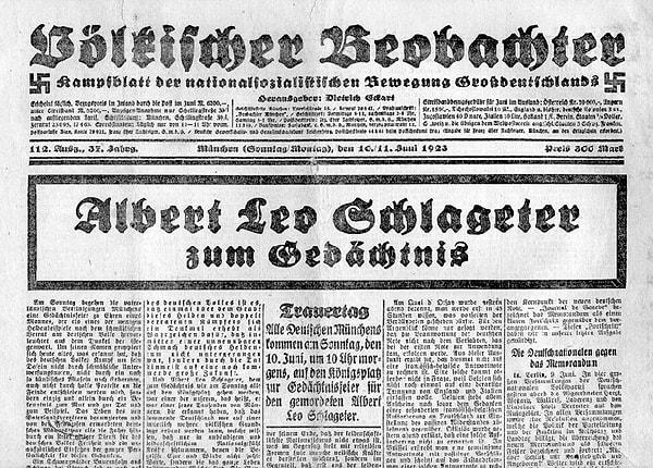 29. Volkischer Beobachter Gazetesi, Almanya