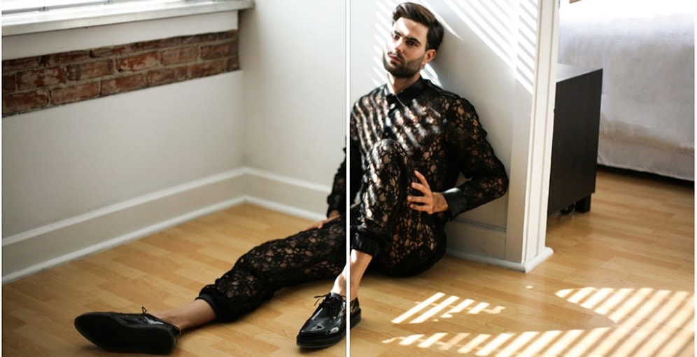 Новый тренд: сексуальное кружевное нижнее белье для мужчин