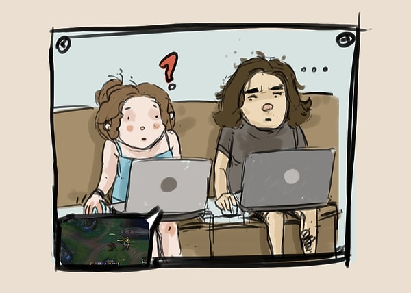 2. Совместные вечера за компьютерной игрой "Лига Легенд".