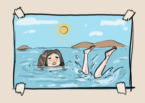 3. Когда один из пары словно рыбка в море, а другой голову намочить боится.