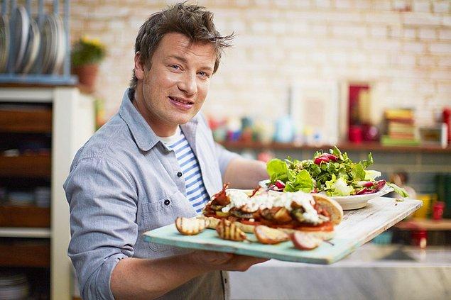 6. Jamie Oliver bir kitabı başından sonuna kadar ilk kez 38 yaşında okuyabilmiş