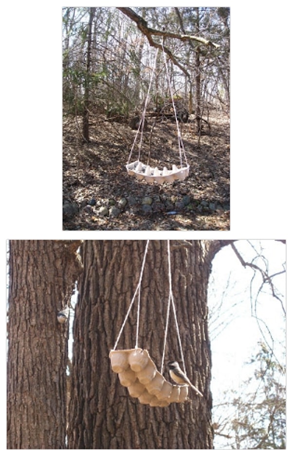 11. А как насчет кормушки для птиц? Ее можно раскрасить по своему вкусу