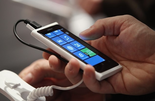 7. Scientists found a method that charges the phone using urine.