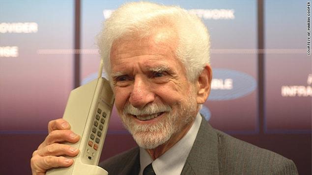 8. The first call on a cellphone was made in 1973 by one of the creators of Motorola, Martin Cooper.