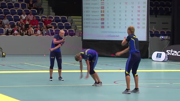 İsveçli Kadınların Beyin Bronzlaştıran İp Atlama Görüntüleri