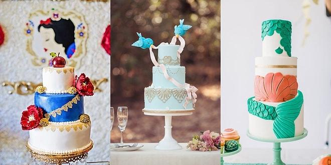 Beyaz Atlı Prensini Bulanlara: İçinizdeki Çocuğu Düğününüzde Yaşatacak 15 Disney Pastası