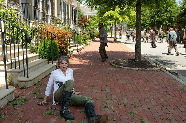 You got tired of running and your lover twisted his/her ankle and fell on the floor. You realize a mini zombie gang is right in front of you. What do you do?
