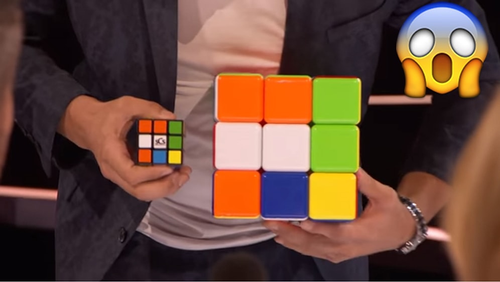 Rubik Küpleri ile İllüzyon Gösterisi Yapan Yarışmacıdan Ağızları Açık Bırakan Performans