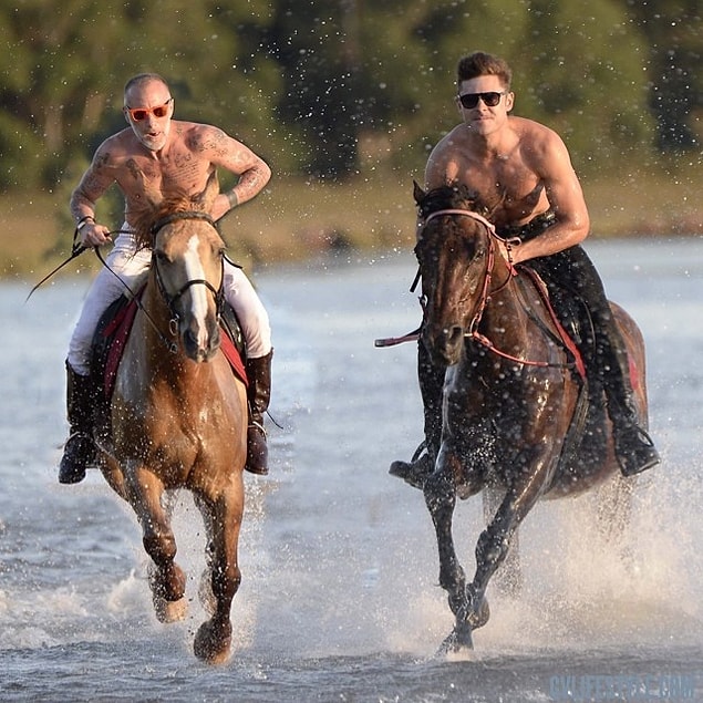 10. His other bff is Zac Efron. Dayummnn, that picture!