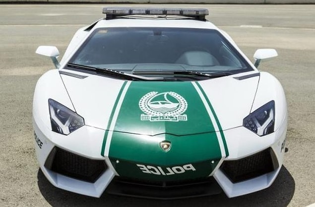 14. So there is no chance of you running away in a car chase with the police, unless you are from Dubai too, and you own one of those spaceships.