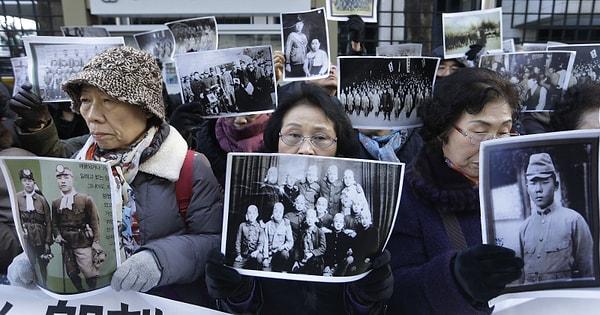 Güney Kore halkı resmi özür ve tazminat talep ediyor