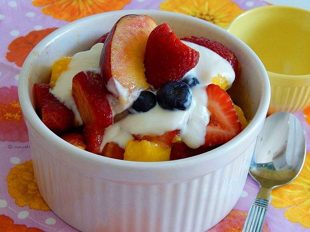 11. Kahvaltı için doyurucu yoğurt!