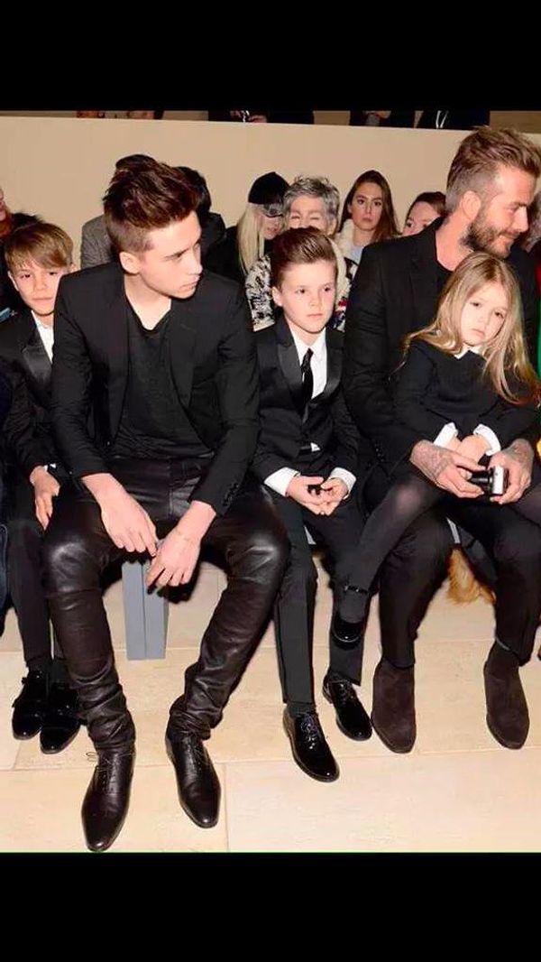 12. The Beckham family