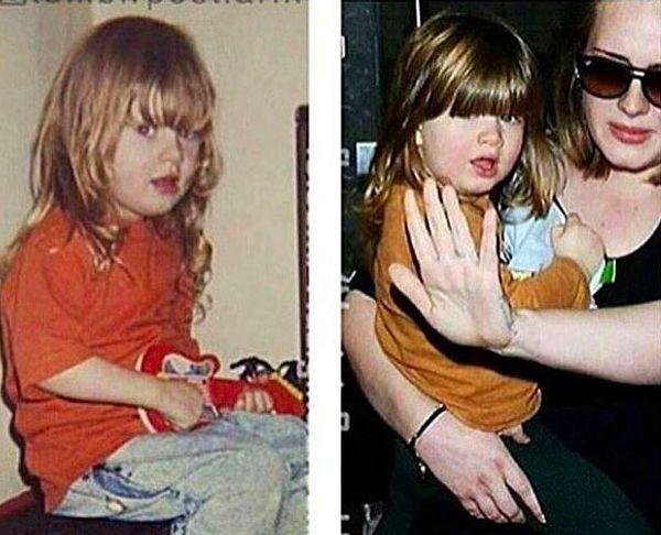14. Adele's child and Adele's own childhood