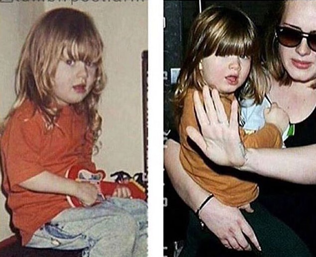 14. Adele's child and Adele's own childhood