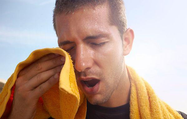 22. Men sweat twice as much as women.