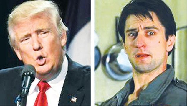 9. Robert De Niro compared his famous character on Taxi Driver to Donald Trump.
