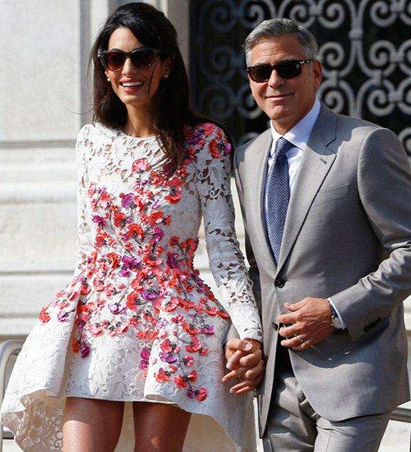 7. Amal Alamuddin & George Clooney