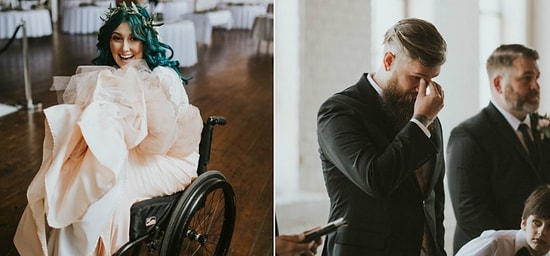 Парализованная невеста удивила всех, встав с кресла и пойдя к алтарю