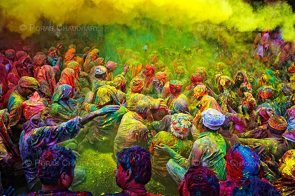 7. Holi Festivali, Hindistan