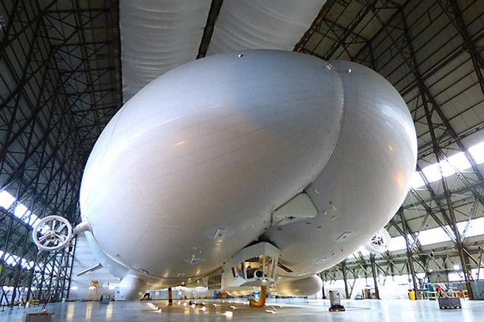 Popoya Benzeyen Dünyanın En Büyük Hava Taşıtı Airlander 10 Deneme Uçuşlarına Başladı