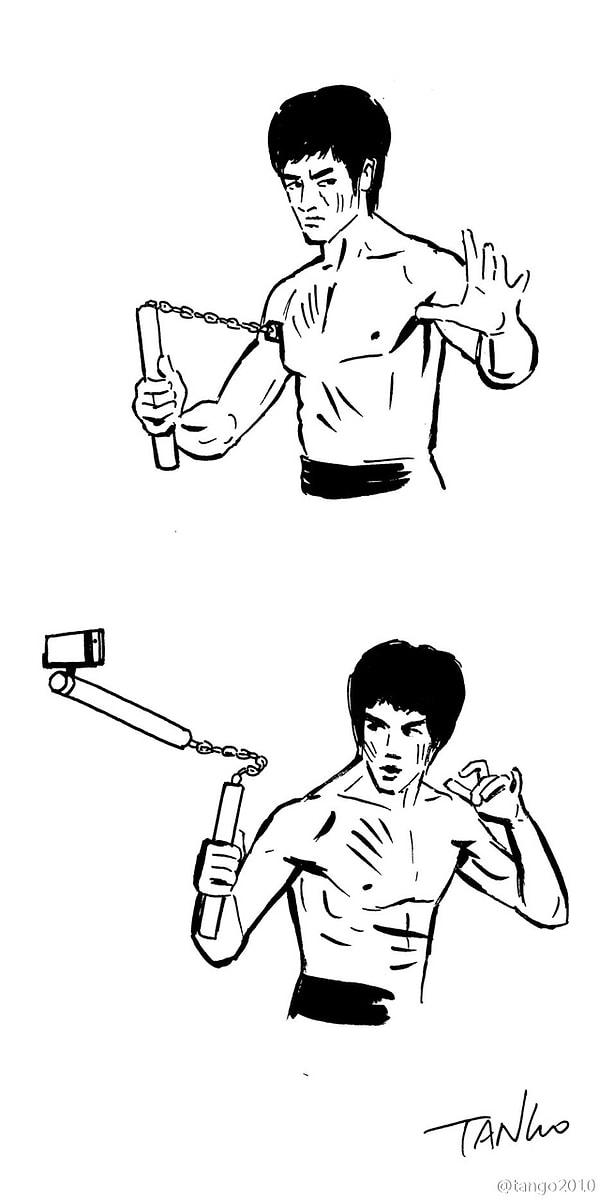 14. Bruce Lee'nin gençliği günümüze denk gelseydi.