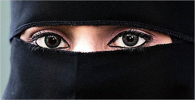 19. One of the most prominent muftis of the country said that exposing both eyes is arousing and that's why women should wear special veils, exposing only one eye.