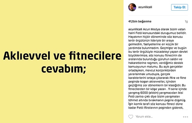 15. Darbe soruşturması için kendisini hedef gösteren Ahmet Hakan'a, Acun Ilıcalı'nın cevabı oldukça sert oldu!