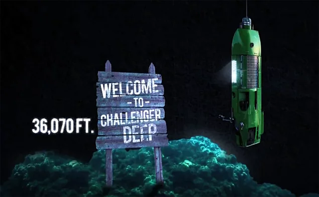 James Cameron, okyanusun en derin noktası olan Challenger Deep’e inmişti ve böylece okyanusun en derin noktasına tek başına inen ilk insan olmayı başarmıştı.