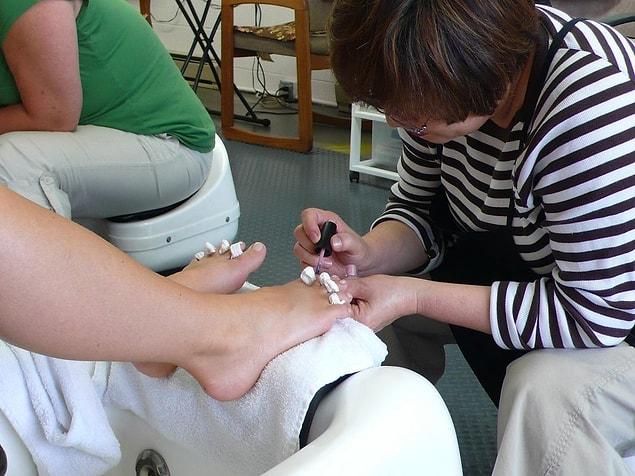 15. Pedicures are not only for women. Everyone (probably) likes to get their feet taken care of.