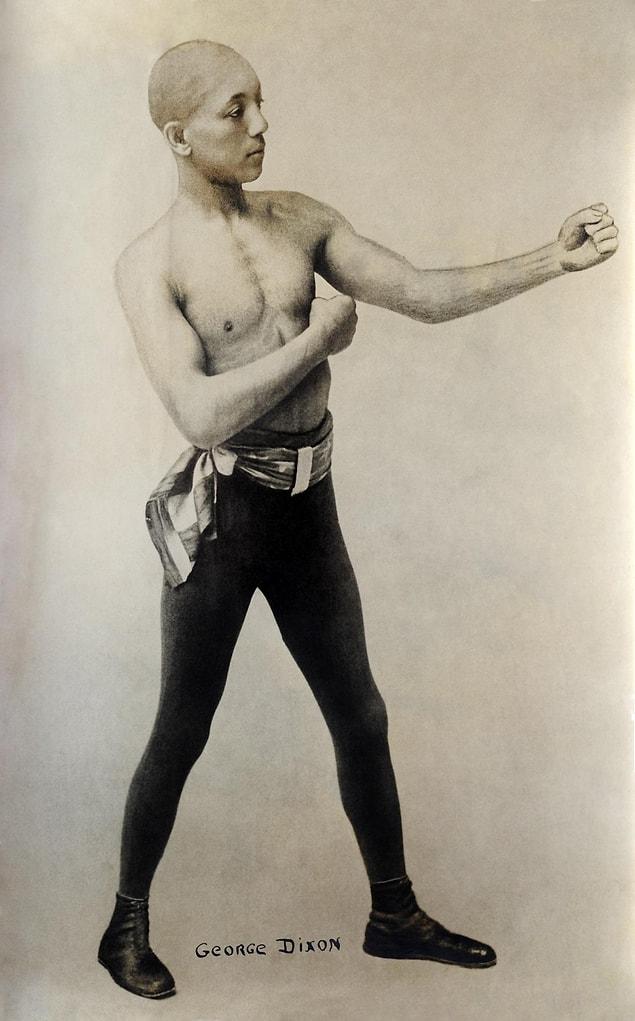 1. 1890- George Dixon is the first African-American world boxing champion.