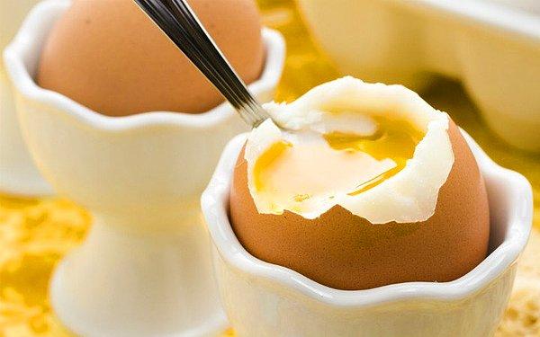 9. Yumurta rafadan mı pişmiş mi?