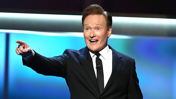 9. Conan O'Brien - "Success is a lot like a bright white tuxedo."