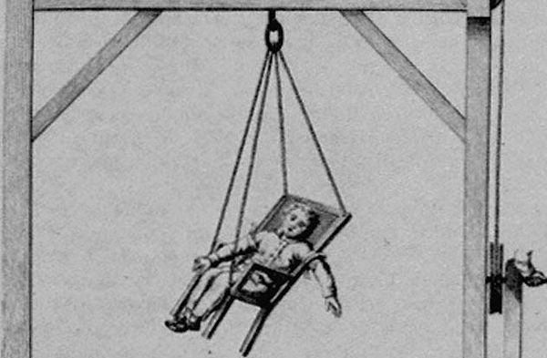3. One of the torture-like treatments(!) was the "rotational therapy."