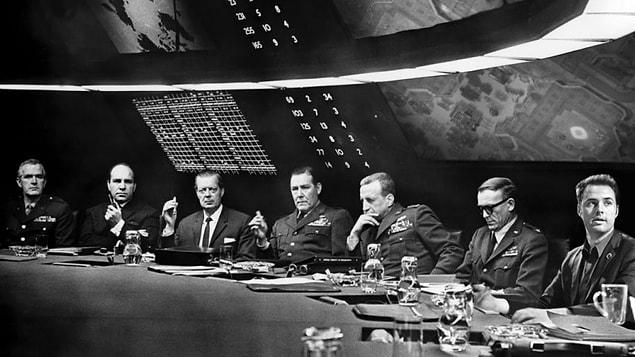 16. Dr. Strangelove or: How I Learned to Stop Worrying and Love the Bomb (1964) / Stanley Kubrick