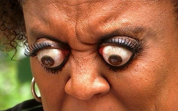 16. Рекорд по выпячиванию глаз