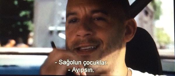 7. Ayıbediyon Toretto abi.
