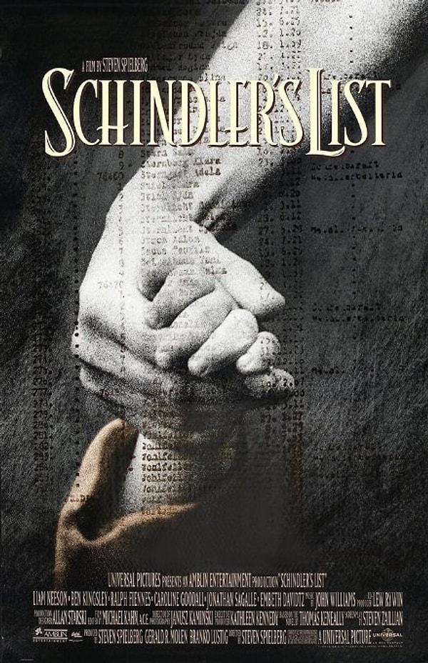 2. Schinler's List (Schinler'in Listesi) 1993 - Steven Spielberg