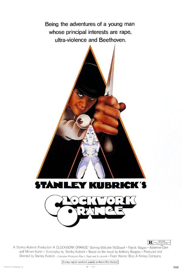 33. A Clockwork Orange (Otomatik Portakal) 1971 - Stanley Kubrick